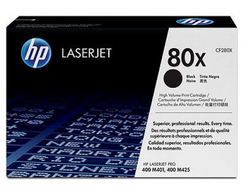 HP 80X TONER HP80X NEGRO (CF280X)