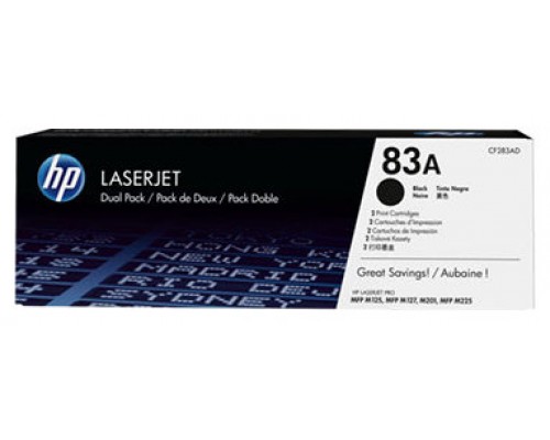 HP 83A TONER HP83A NEGRO (CF283AD)