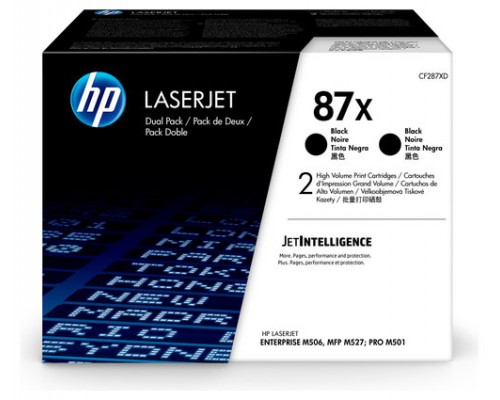 HP 87X TONER HP87X NEGRO (CF287XD)