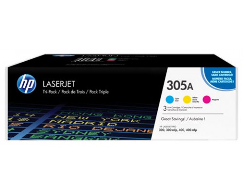 HP 305A TONER HP305A TRICOLOR (CF370AM)