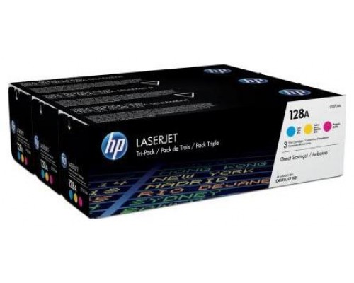 HP 128A TONER HP128A TRICOLOR (CF371AM)