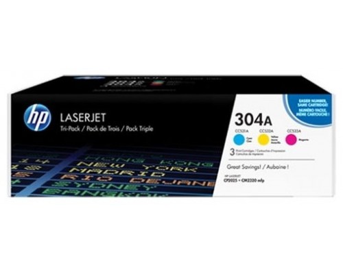 HP 304A TONER HP304A TRICOLOR (CF372AM)