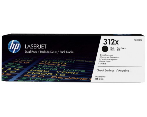 Toner hp 312x negro