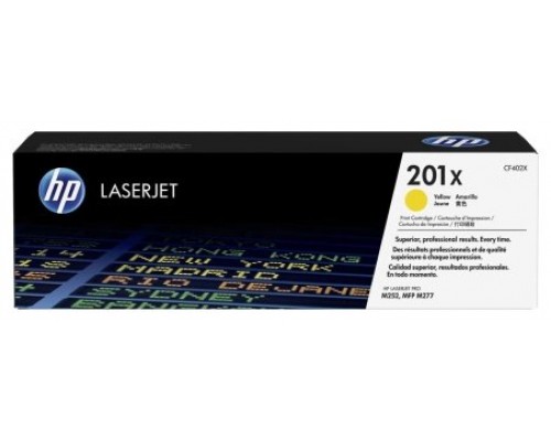 HP 201X TONER HP201X AMARILLO (CF402X)