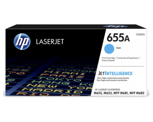 HP 655A TONER HP655A CIAN (CF451A)