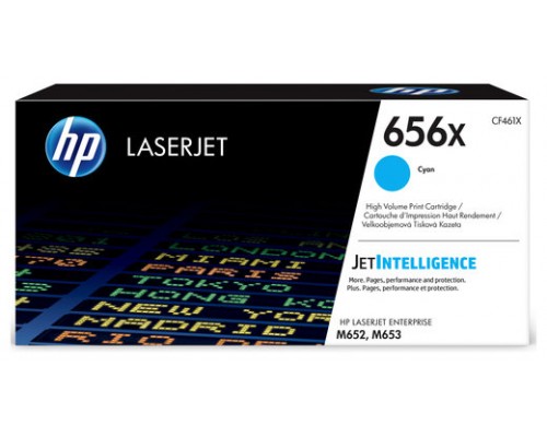 HP 656X TONER CIAN ALTA CAPACIDAD HP656X (CF461X)