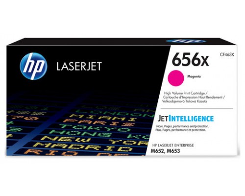 HP TONER 656X MAGENTA ALTA CAPACIDAD LASERJET M652 (CF463X)