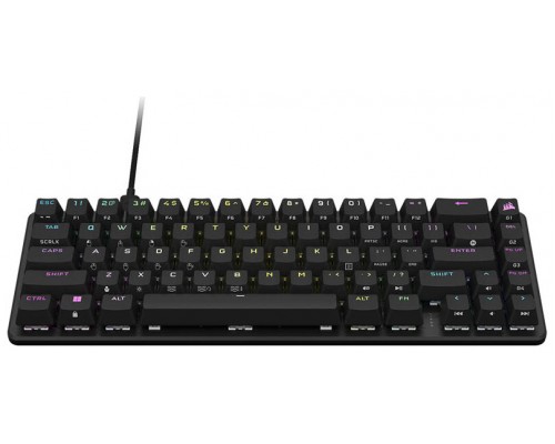 Corsair CH-91A401A-ES teclado USB QWERTZ Español Negro