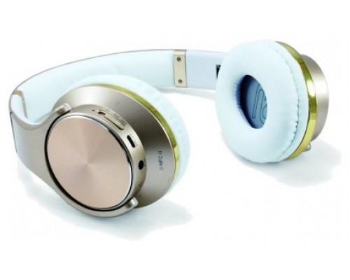 HEADSET BLUETOOTH CONCETRONIC ELIGIO CON FUNCION ALTAVOZ  MANOS LIBRES REPRODUCE DESDE  MICROSD COLOR ORO OFFER