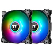 VENTILADOR 120X120 THERMALTAKE PURE DUO 12 ARGB 2UDS NEG