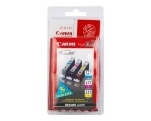 Multipack canon cli 521 pixma 3600