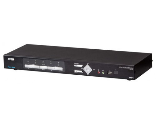 Aten CM1164A interruptor KVM Montaje en rack Negro