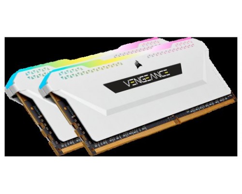 Corsair Vengeance CMH16GX4M2D3600C18W módulo de memoria 16 GB 2 x 8 GB DDR4 3600 MHz