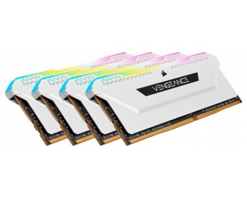 Corsair Vengeance CMH32GX4M4E3200C16W módulo de memoria 32 GB 4 x 8 GB DDR4 3200 MHz