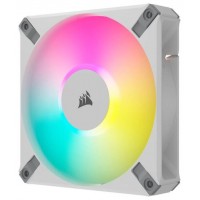 VENTILADOR CAJA CORSAIR AF ELITE SERIES AF120 RGB ELITE 120 MM FLUID DINAMIC/AIRGUIDE SINGLE PACK BLANCO CO-9050157-WW