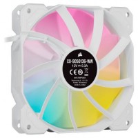 VENTILADOR CAJA CORSAIR AR120 SLIM SERIES AF120 ICUE RGB ARGB COMPATIBLE BLANCO SINGLE PACK CO-9050168-WW