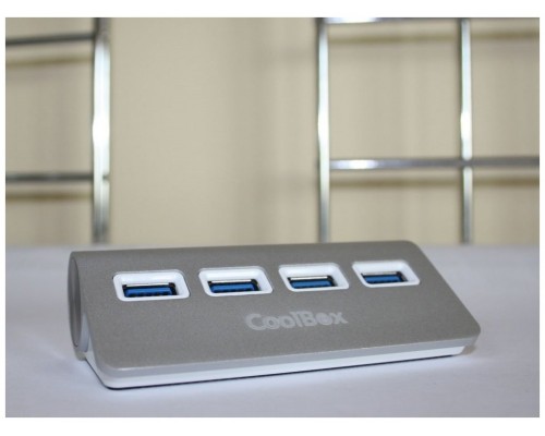 Coolbox HUB ALU-3 4 PUERTOS USB3.0