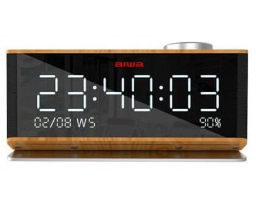 Radio reloj despertador aiwa cr - 90bt bluetooth