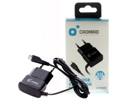 Cargador de Corriente MICRO USB 2.1A CROMAD