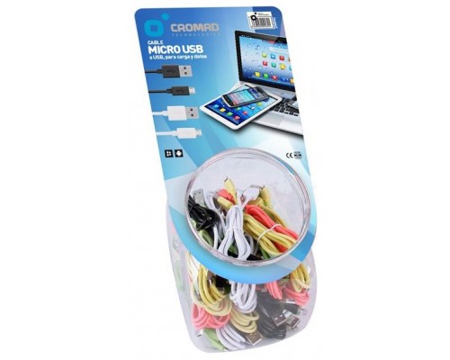 Pack 35 Cables Micro USB Colores Cromad