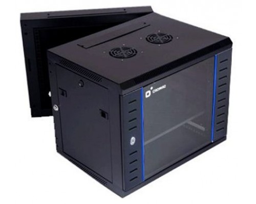 Rack 19" Doble Cuerpo 12U Serie Blue 600 x 500 x 635 Negro CROMAD