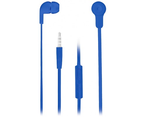 NGS Auriculares metálicos cplano 1.2m Azul