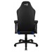 Aerocool CROWNBB Azul, Silla Gaming Ergonómica, Cojines Ajustables, Cuero Sintético Premium