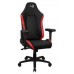 Aerocool CROWNBR Rojo, Silla Gaming Ergonómica, Cojines Ajustables, Cuero Sintético Premium