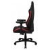 Aerocool CROWNBR Rojo, Silla Gaming Ergonómica, Cojines Ajustables, Cuero Sintético Premium