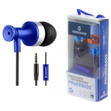 Auricular + Micrófono Powerbass Azul Coolsound