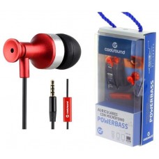 Auricular + Micrófono Powerbass COOLSOUND   Rojo