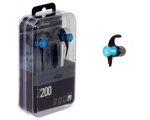 Auricular + Micrófono Z200 In-Ear Jack 3.5 mm Azul COOLSOUND