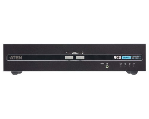 ATEN Switch KVM de seguridad avanzada DisplayPort dual display USB de 2 puertos (compatible con PSD PP v4.0)