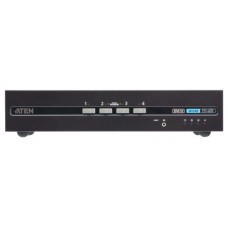 ATEN Switch KVM de seguridad avanzada DVI dual display USB de 4 puertos (compatible con PSD PP v4.0)