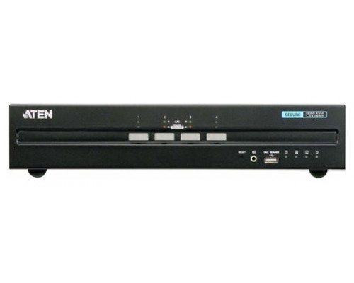 Aten Switch KVM seguro HDMI dual display USB de 4 puertos (compatible con PSS PP v3.0)