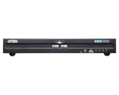 Aten CS1182H interruptor KVM Montaje en rack Negro