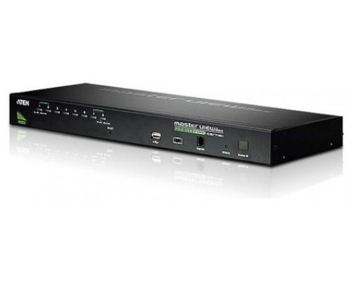 Aten CS1708A interruptor KVM Montaje en rack Negro