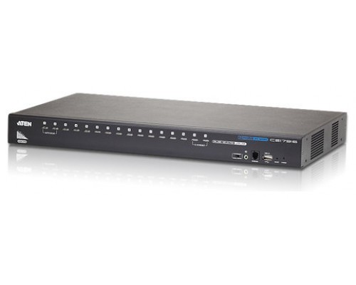 Aten CS17916 interruptor KVM Montaje en rack Negro