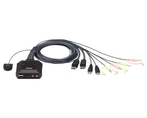 Aten CS22DP interruptor KVM Negro