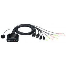 Aten CS22H interruptor KVM Negro