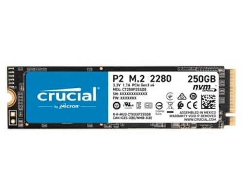 SSD CRUCIAL P2 250GB M2