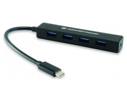 Adaptador hub conceptronic usb tipo c