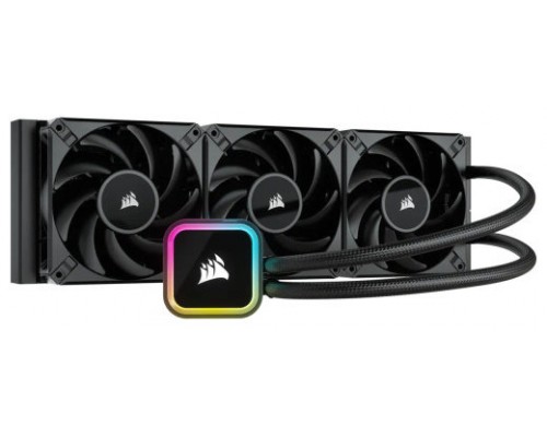 Corsair iCUE H150i RGB ELITE Procesador Sistema de refrigeración líquida todo en uno 12 cm Negro 1 pieza(s)