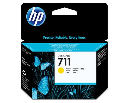 HP 711 CARTUCHO DE TINTA HP711 AMARILLO (CZ132A)