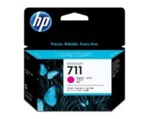 HP 711 PACK 3 CARTUCHOSS DE TINTA HP711 MAGENTA (CZ135A)