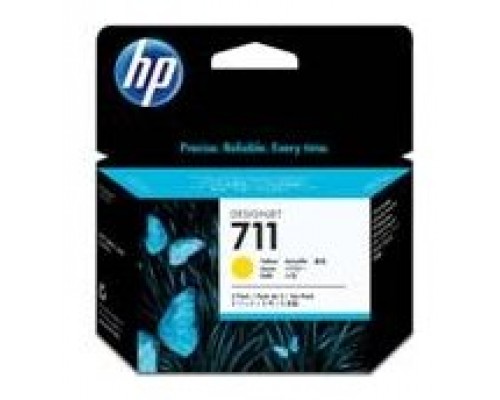 HP Pack de ahorro de 3 cartuchos de tinta DesignJet 711 amarillo de 29 ml