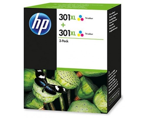 Pack cartucho tinta hp d8j46ae 2und