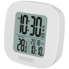 Reloj Despertador Digital Blanco Daewoo