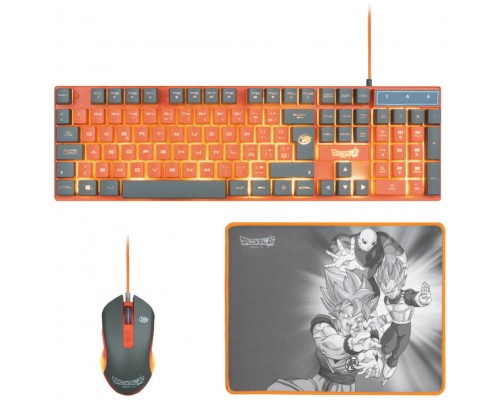 Pack Teclado + Ratón + Alfombrilla FR-TEC PC / Mac / PS5 / XBOX Series Dragon Ball