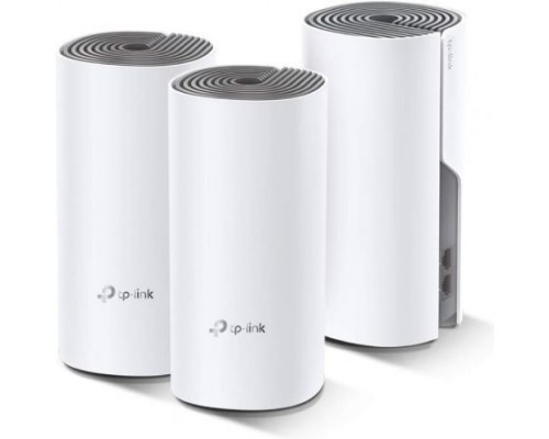 TP-LINK Deco E4 (3-pack) Doble banda (2,4 GHz / 5 GHz) Wi-Fi 5 (802.11ac) Blanco, Gris 2 Interno